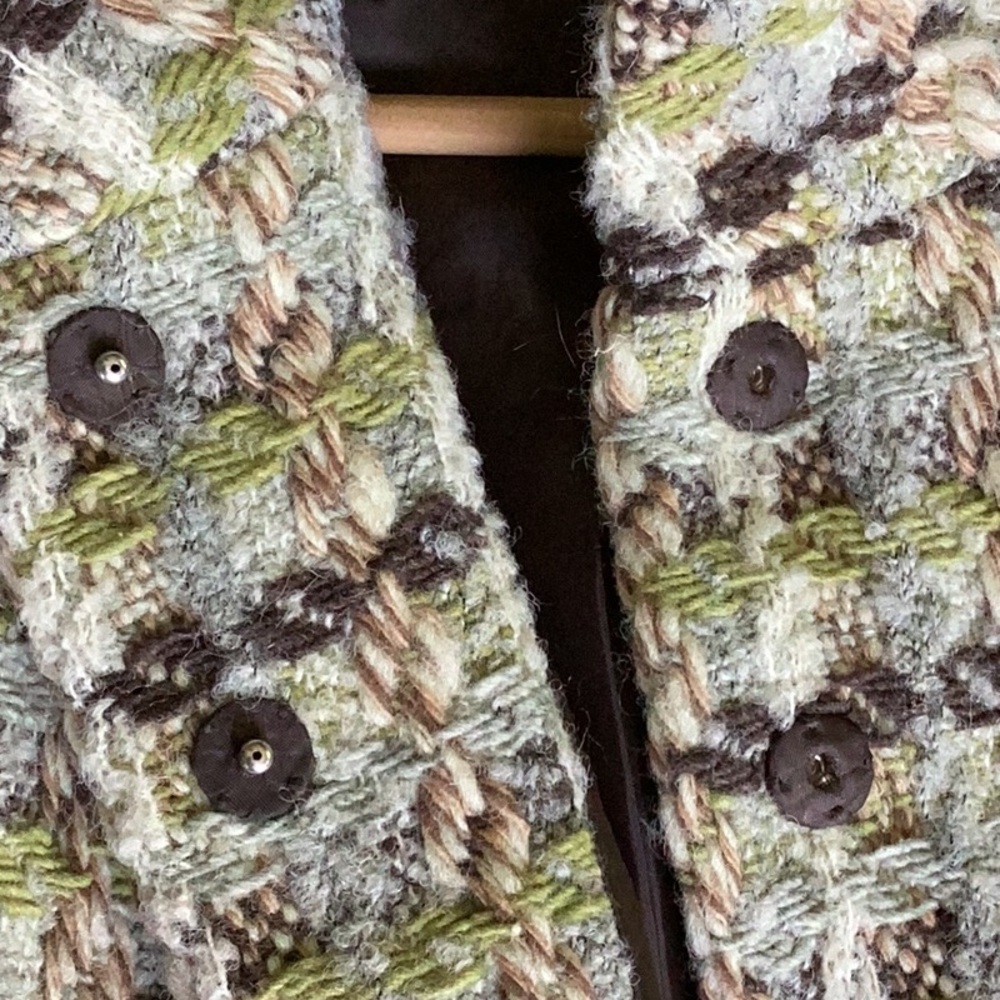 GIANNI BINI Cropped Wool Jacket Queens Gambit  Size Small - Picture 8 of 10